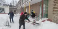 Снежные герои нашего сада