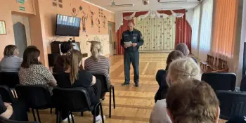 Встреча с сотрудником Борисовского ГРОЧС