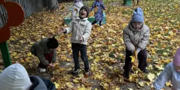 Золотая осень на нашем участке: изучаем природу и помогаем взрослым!